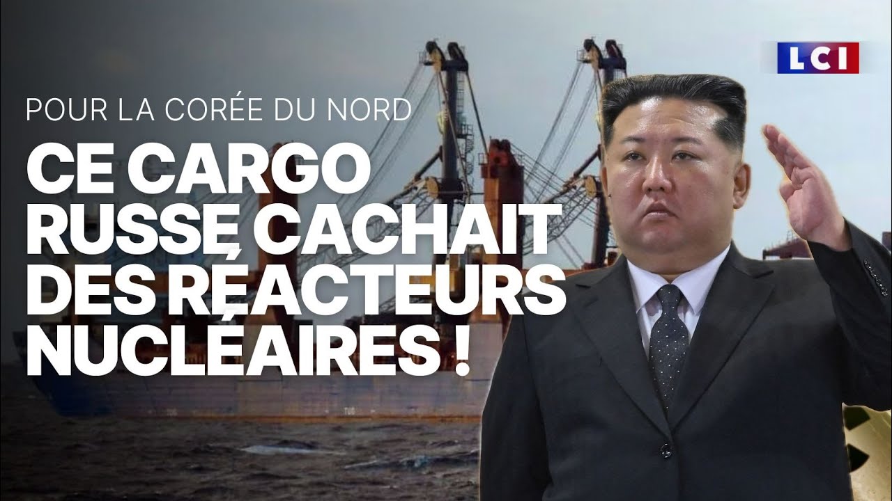 Ce cargo russe échoué en Méditerranée cachait des réacteurs nucléaires pour la Corée du Nord !｜LCI
