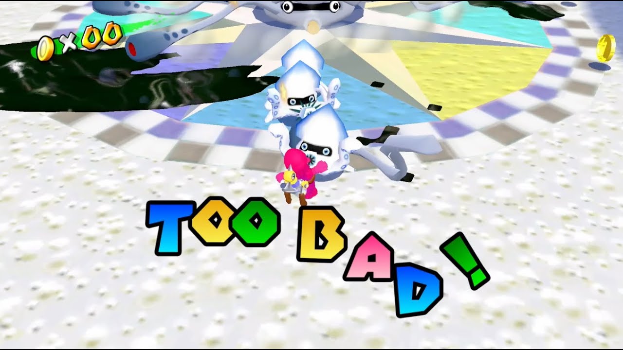 Super Mario Sunshine Deaths Caused By Enemies