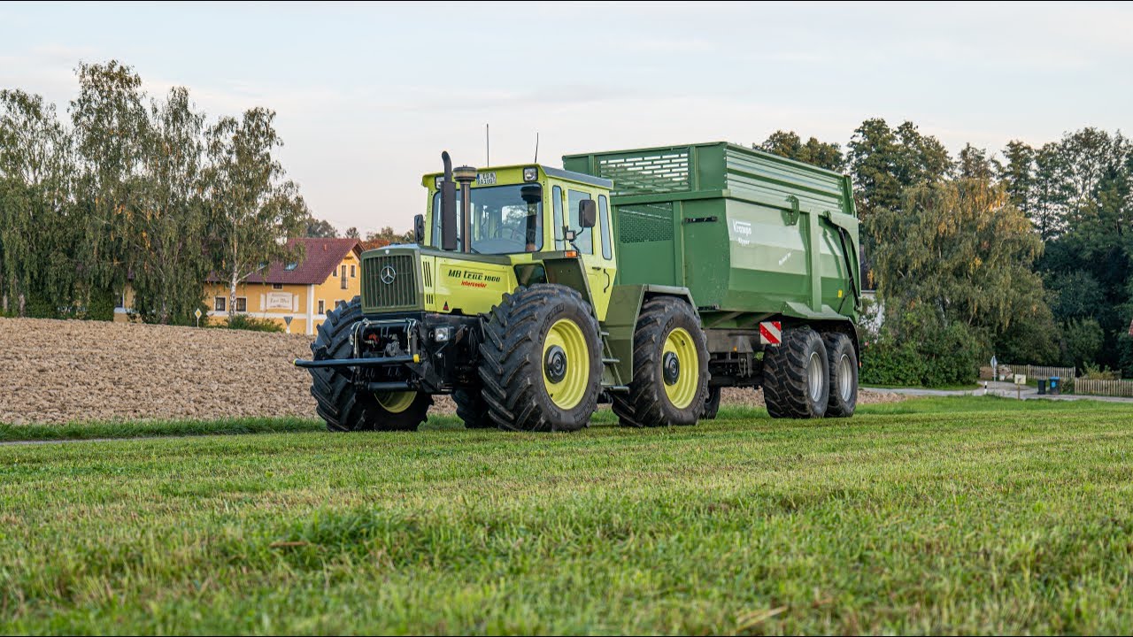 [Lohnunternehmen Hans Ellinger] Grass harvest 2021 with MB TRAC POWER - 1800/1100/1000