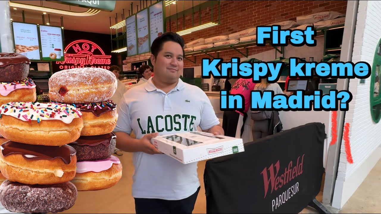 FIRST KRISPY KREME SA MADRID?🇵🇭🇪🇸 | LODS