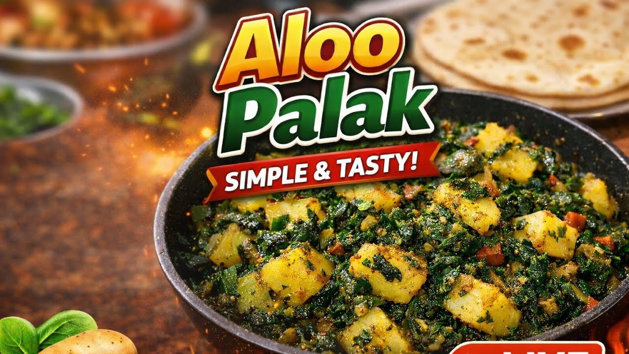 Alu Palak Recipe।