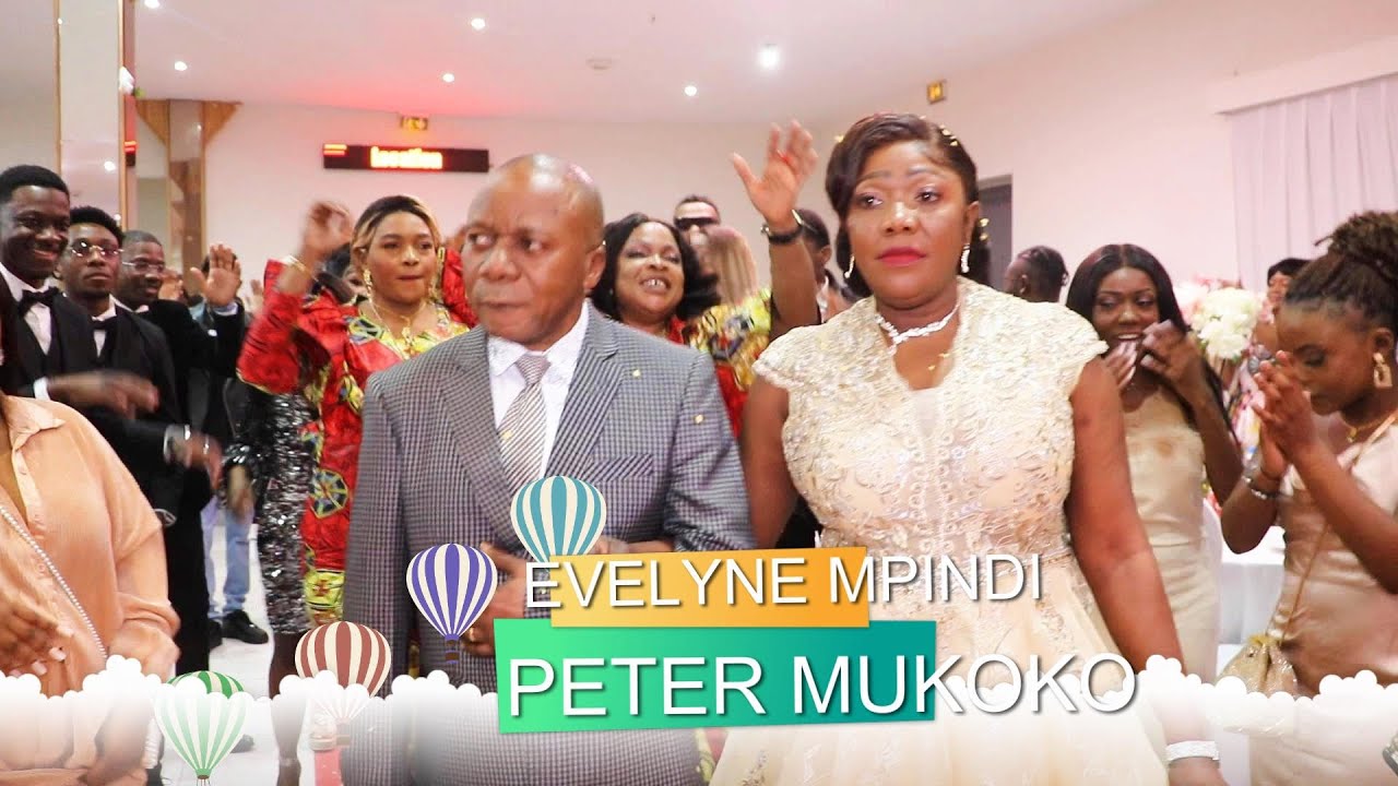 Mariage de Peter Mukoko et Evelyne Mpindi &agrave; Paris ''Soir&eacute;e''