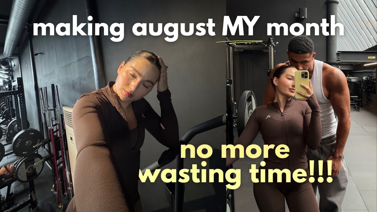 I'M DONE WASTING TIME... getting back on track so I can make August MY month!!!