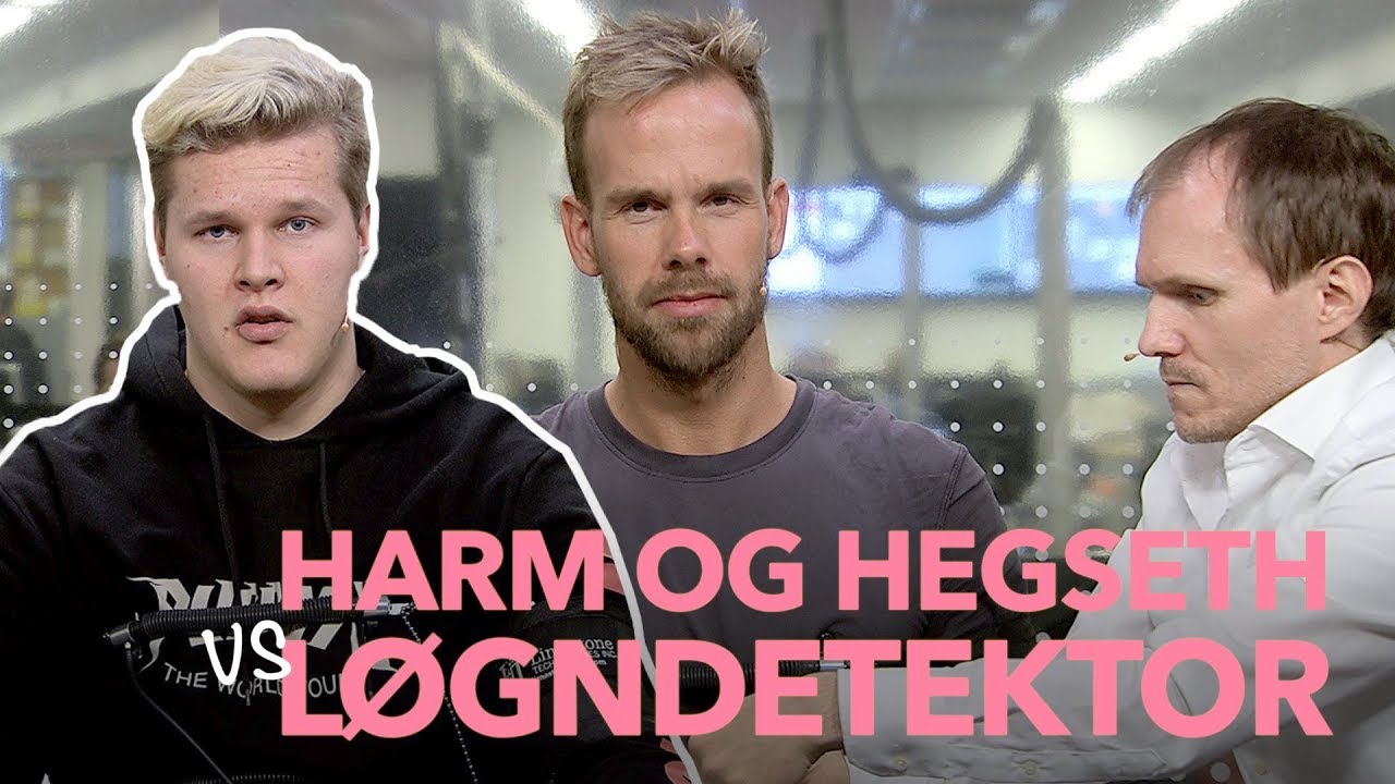Harm og Hegseth tar løgndetektortest: - Du er et rasshøl