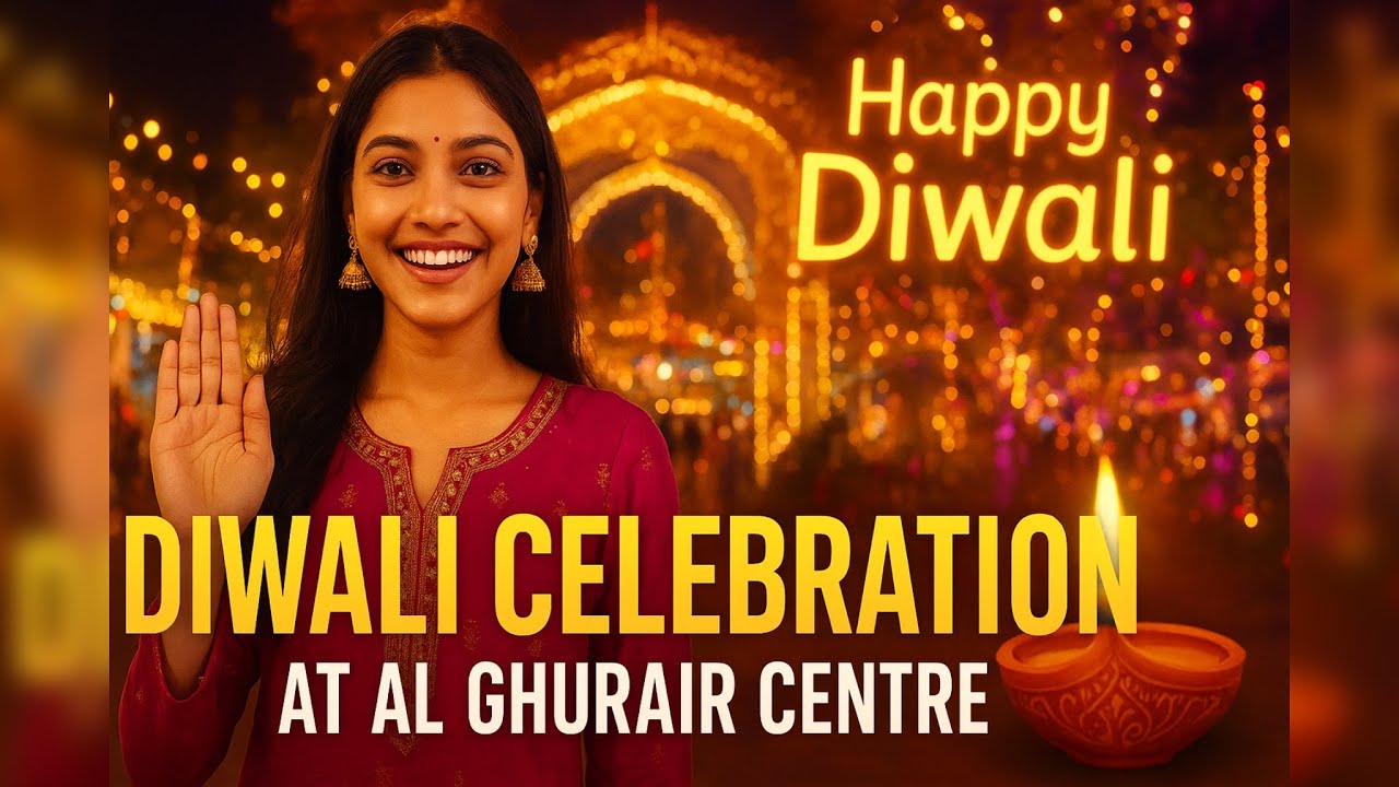 ✨This is How Dubai Celebrates Diwali! | Stunning Performances & Lights at Al Ghurair!😍#dubai_uae 