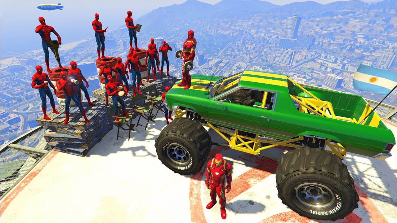 GTA 5 Crazy Ragdolls Spiderman Vs Iron Man vol.3 (GTA 5 Euphoria Physics Ragdolls Fails Funny)