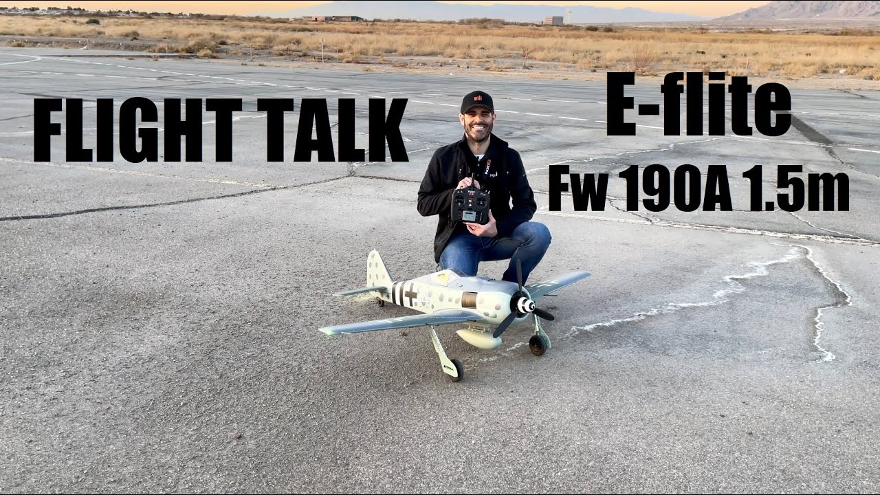 Flight Talk: E-flite Focke-Wulf Fw 190A 1.5m with Smart Technology (4K)