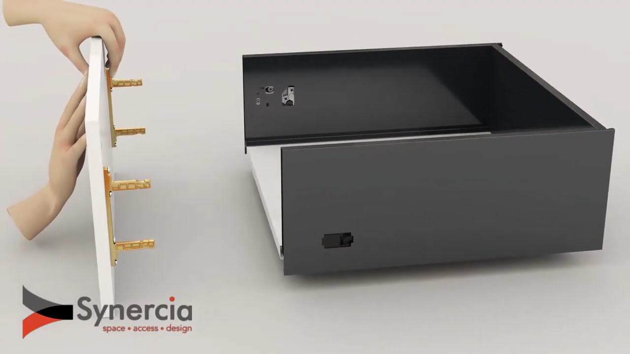 SYNERCIA - tiroir casserolier SLIMPRO Hauteur 178MM