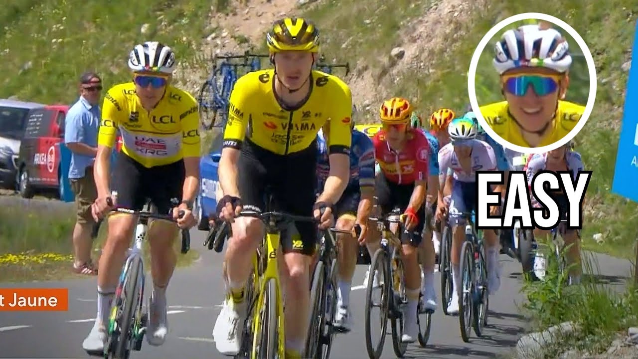 Tadej Pogacar LAUGHING Whilst Visma Try to Attack | Criterium du Dauphiné 2025 Stage 7
