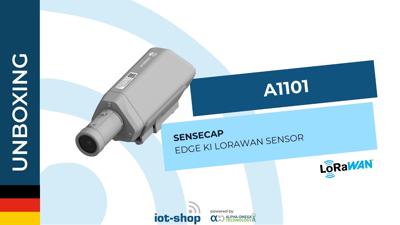 🇩🇪 Unboxing | SenseCAP A1101 LoRaWAN Vision AI Sensor zur Bilderkennung
