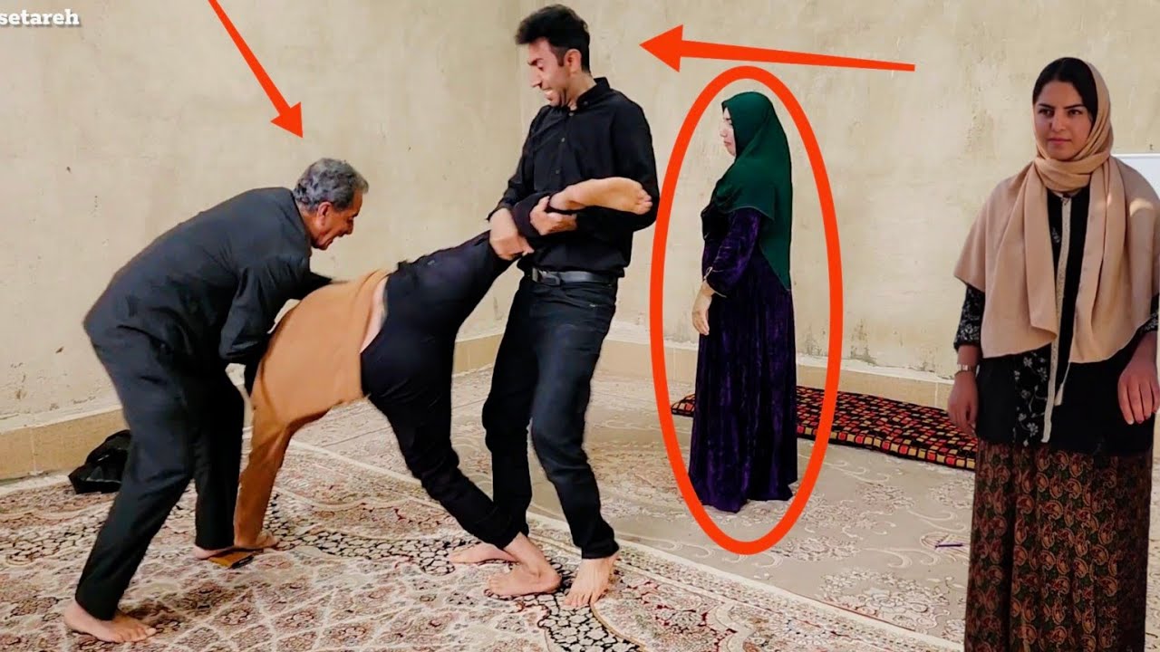 An old man's addiction and conflict with his family and wife