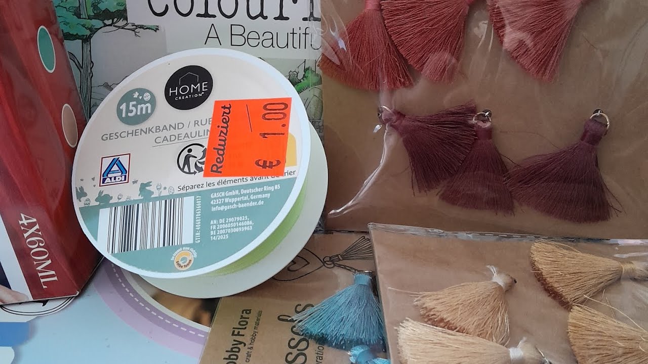 Action Aldi Haul Häuser Tassels und Paste