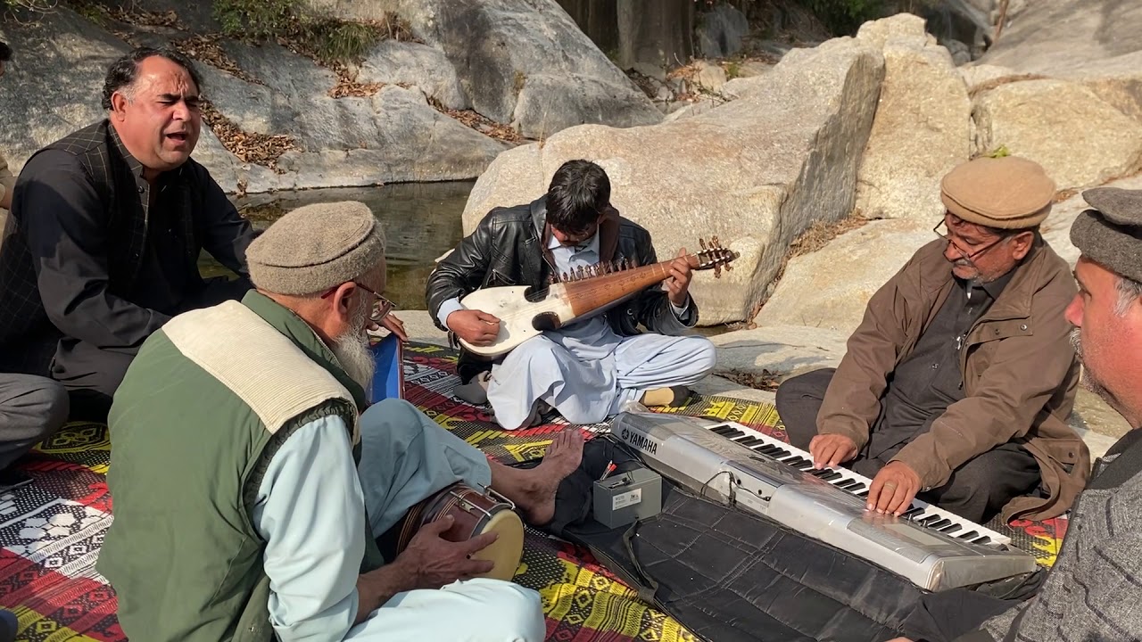 Friends Gathering at Elum. Pashto Tang Takor. Amjad Shahzad