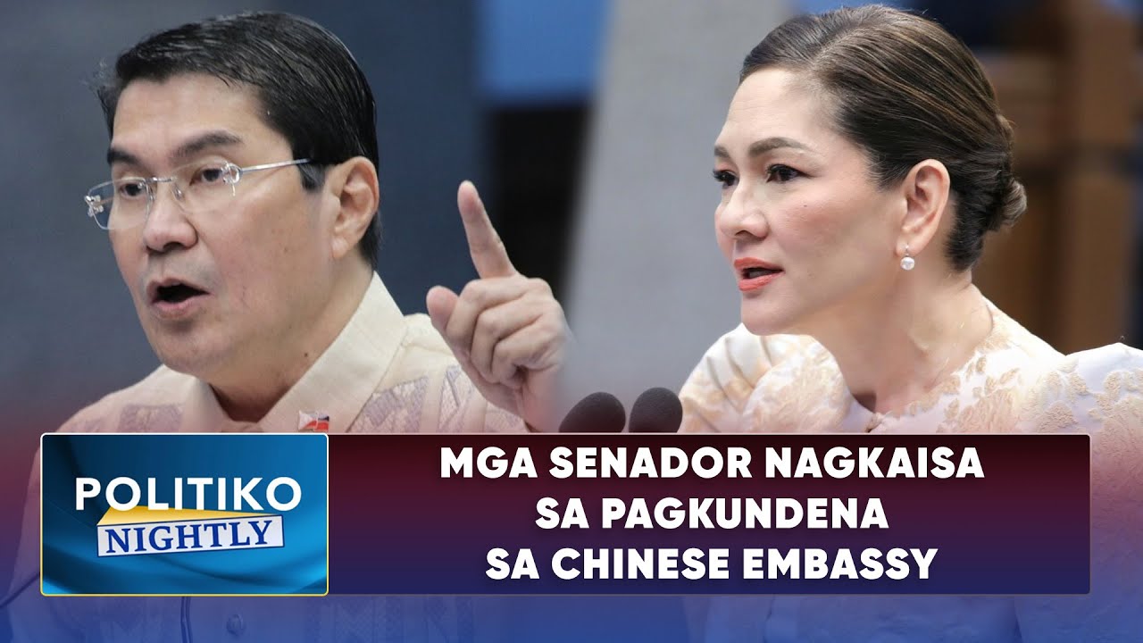 Mga senador nagkaisa sa pagkundena sa Chinese Embassy
