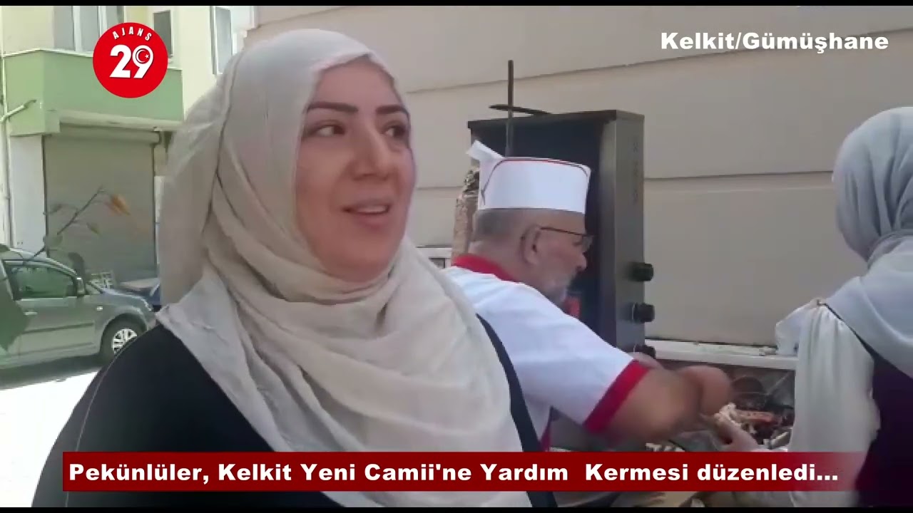 Pekünlüler, Kelkit Yeni Camii'ne Yardım  Kermesi düzenledi...