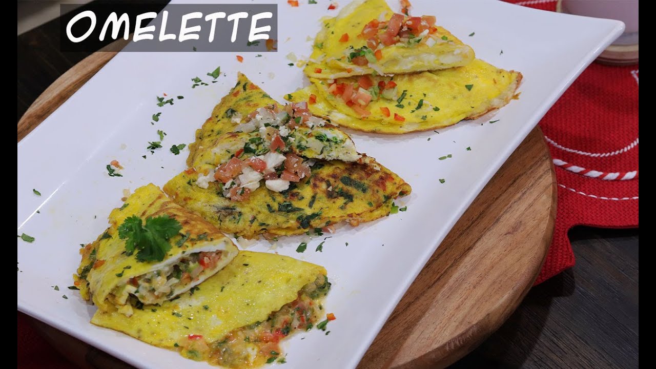 OMELETTE  EL MEJOR DESAYUNO RECETA FACIL