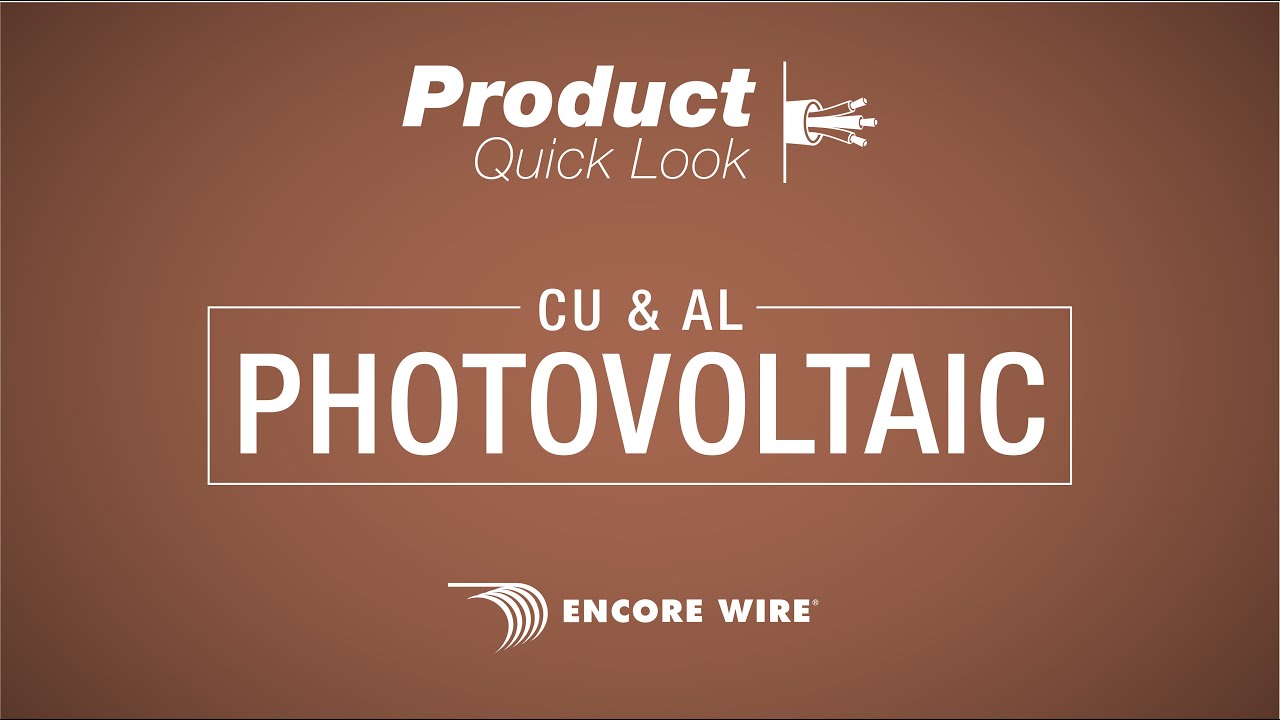 Product Quick Look: Photovoltaic