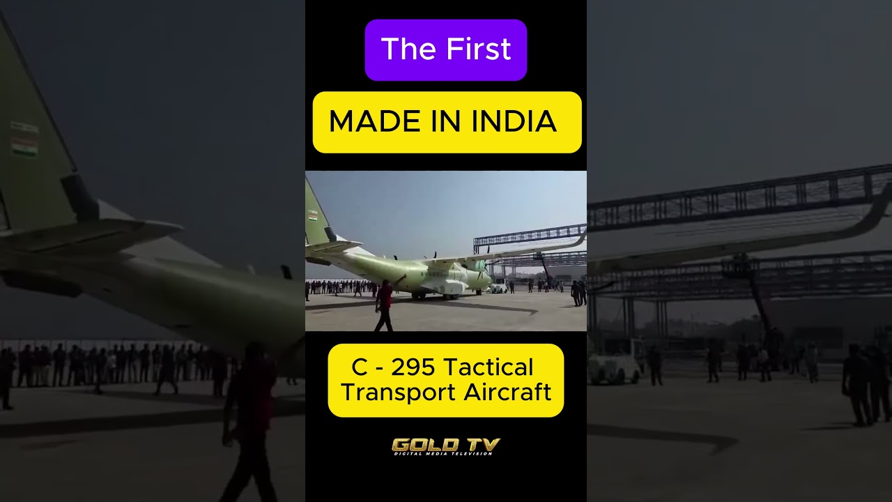 Made in India Aircraft / C-295 Transport Aircraft / Gujarat / Make in India