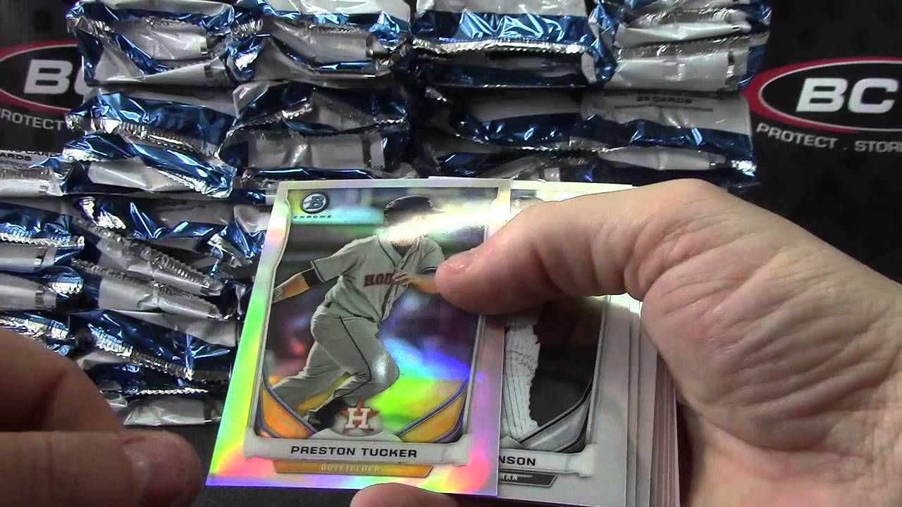 Lucky0128's 2014 Bowman JUMBO 8 Box Hobby Case Break