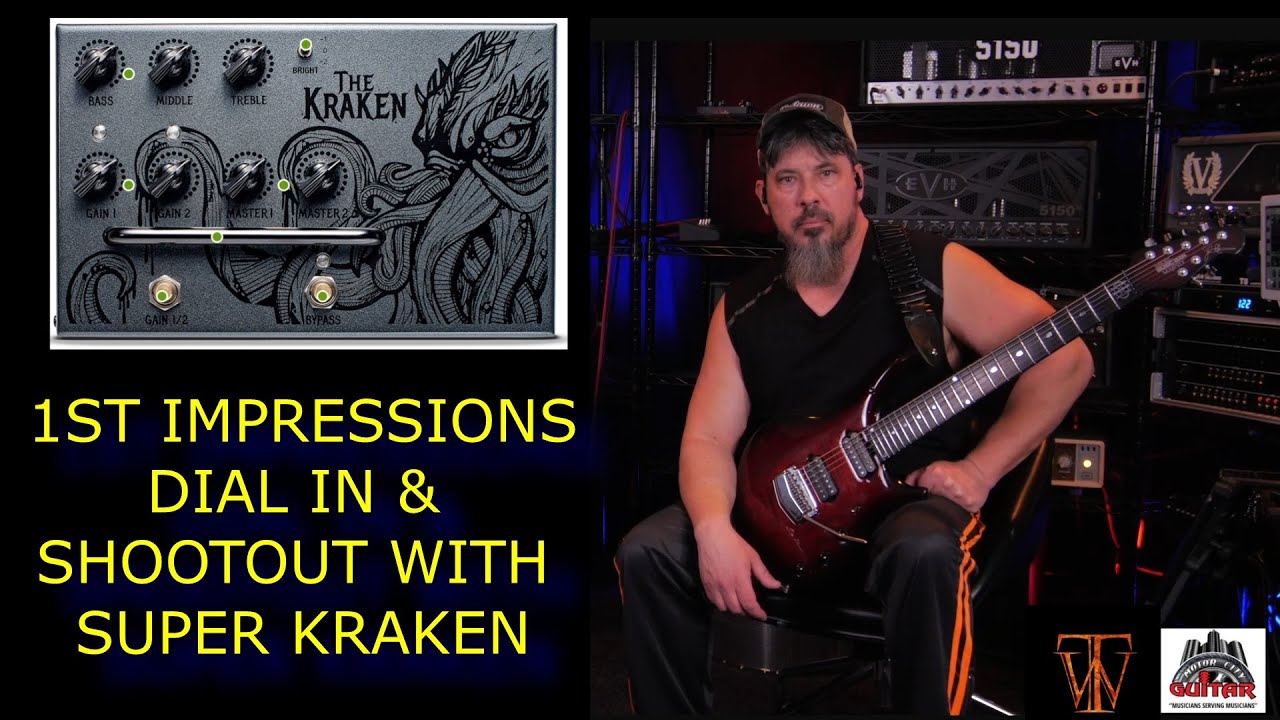 Victory V4 The Kraken Guitar Amp Pedal VS Super Kraken
