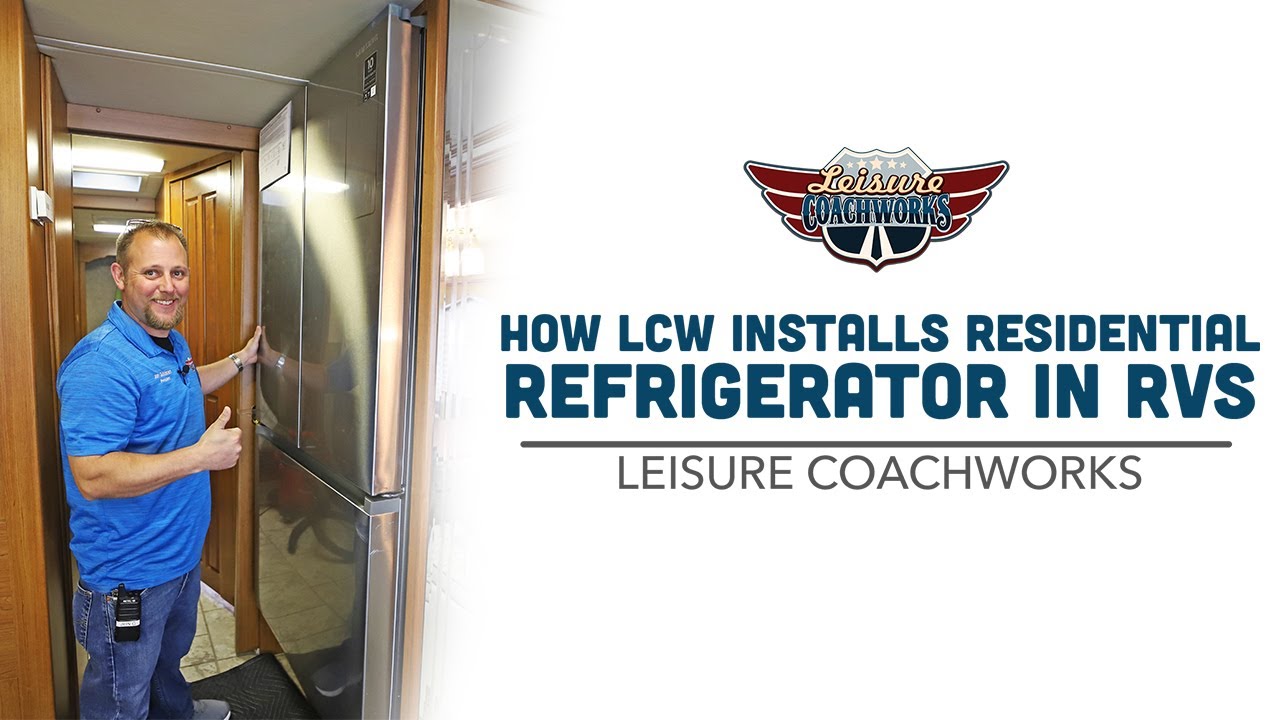 How to Install a Residential Fridge in an RV [RV refrigerator replacement]
