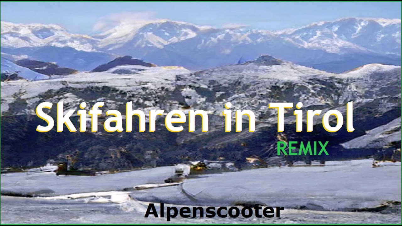 Skifahren in Tirol - Alpenscooter