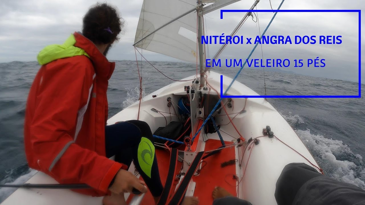 De Niterói até Angra dos Reis velejando de SNIPE