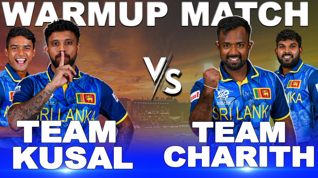 🔴LIVE |1st WARMUP ODI MATCH | Team Kusal vs Team Charith | Sri Lanka Tour Pakistan