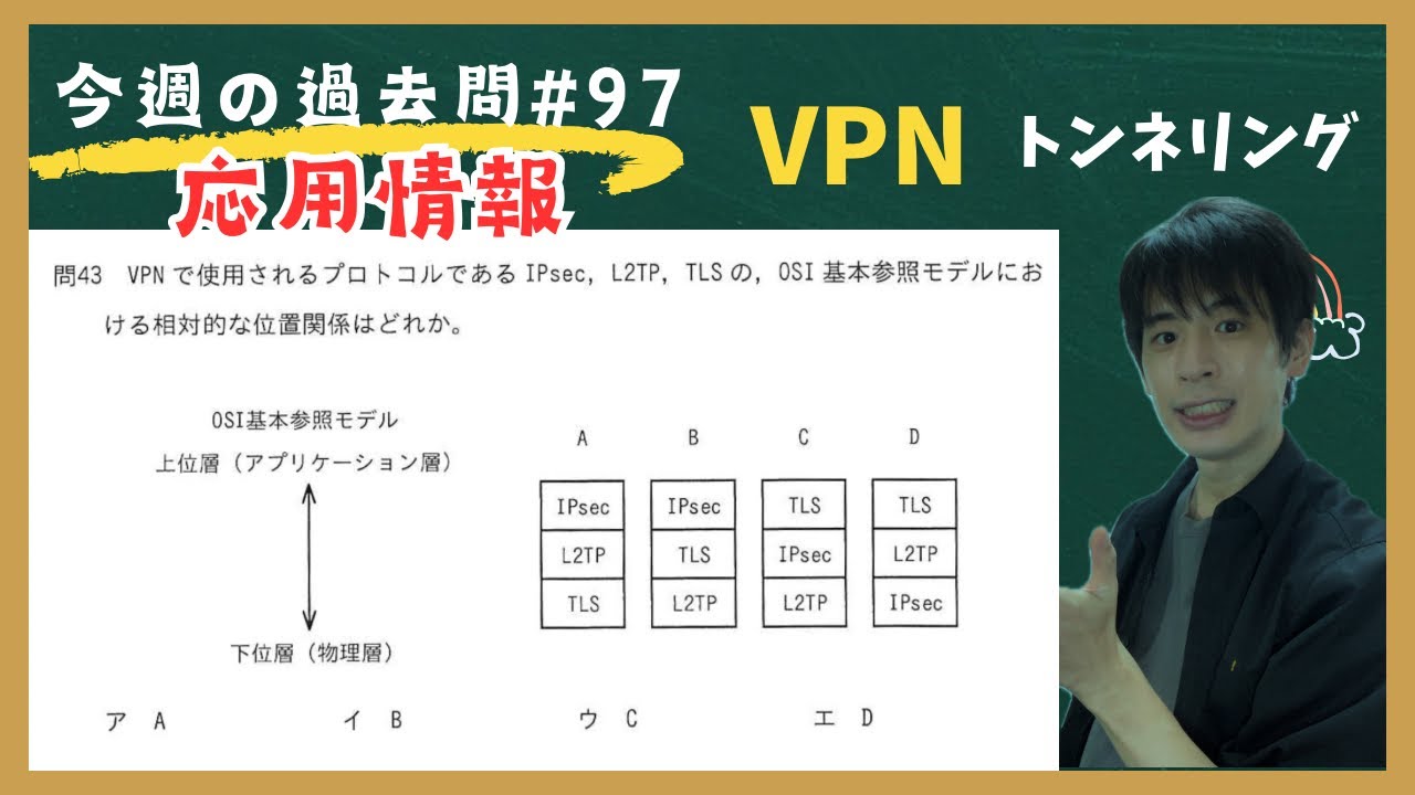 【応用情報】今週の過去問#97(午前問題) (令和7年春問43)(平成31年春問42)(平成29年春問45)