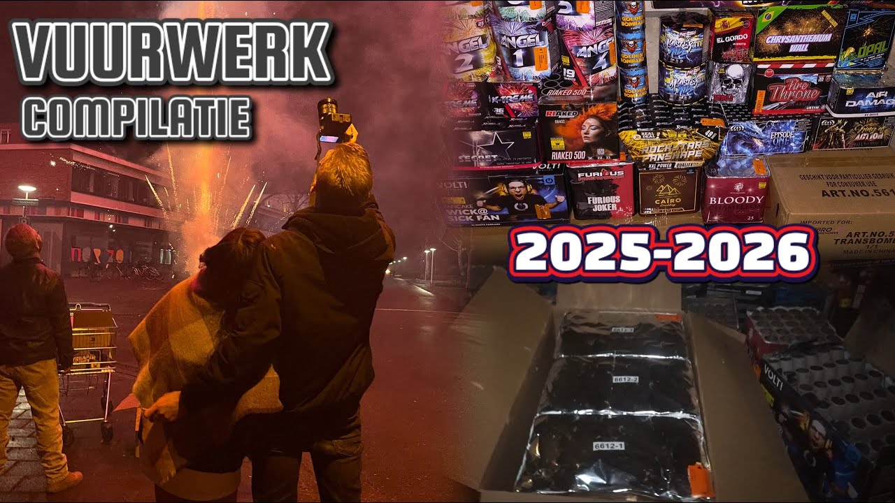 VUURWERK COMPILATIE 2025 - 2026 | 10 Jaar Ignis Pyro | Oud en Nieuw