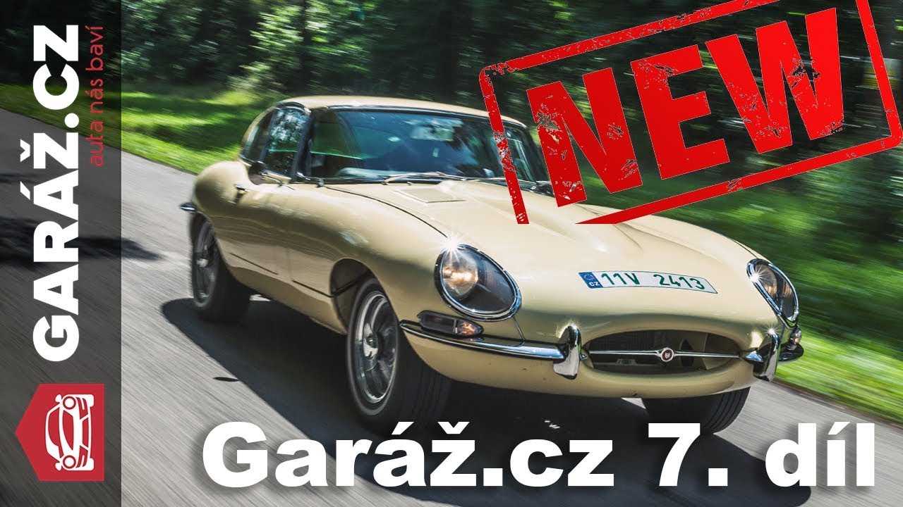 GARÁŽ.cz 01x07: Ford Mustang, Jaguar E-Type, Škoda Rapid vs. Fiat Tipo, Renaulty