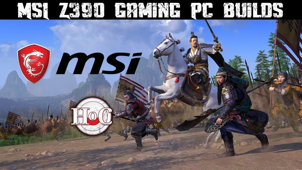 MSI Z390 Motherboard Gaming PC Builds for Total War