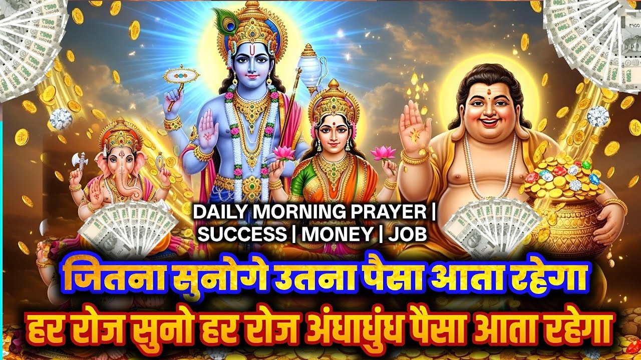 हर रोज सुबह ब्रह्ममहुर्त मे एक बार जरूर सुने, हर रोज़ अंधाधुंध 💶 पैसा आता जाएगा, #laxminarayanmantra