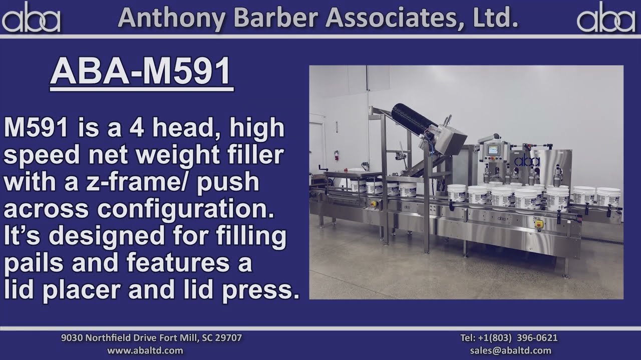 ABA-M591 4 head Z-Frame/Push Across Machine