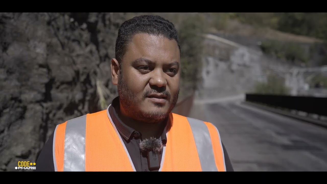 CODE PHARE - Les travaux sur la route de Cilaos secteur Pavillon