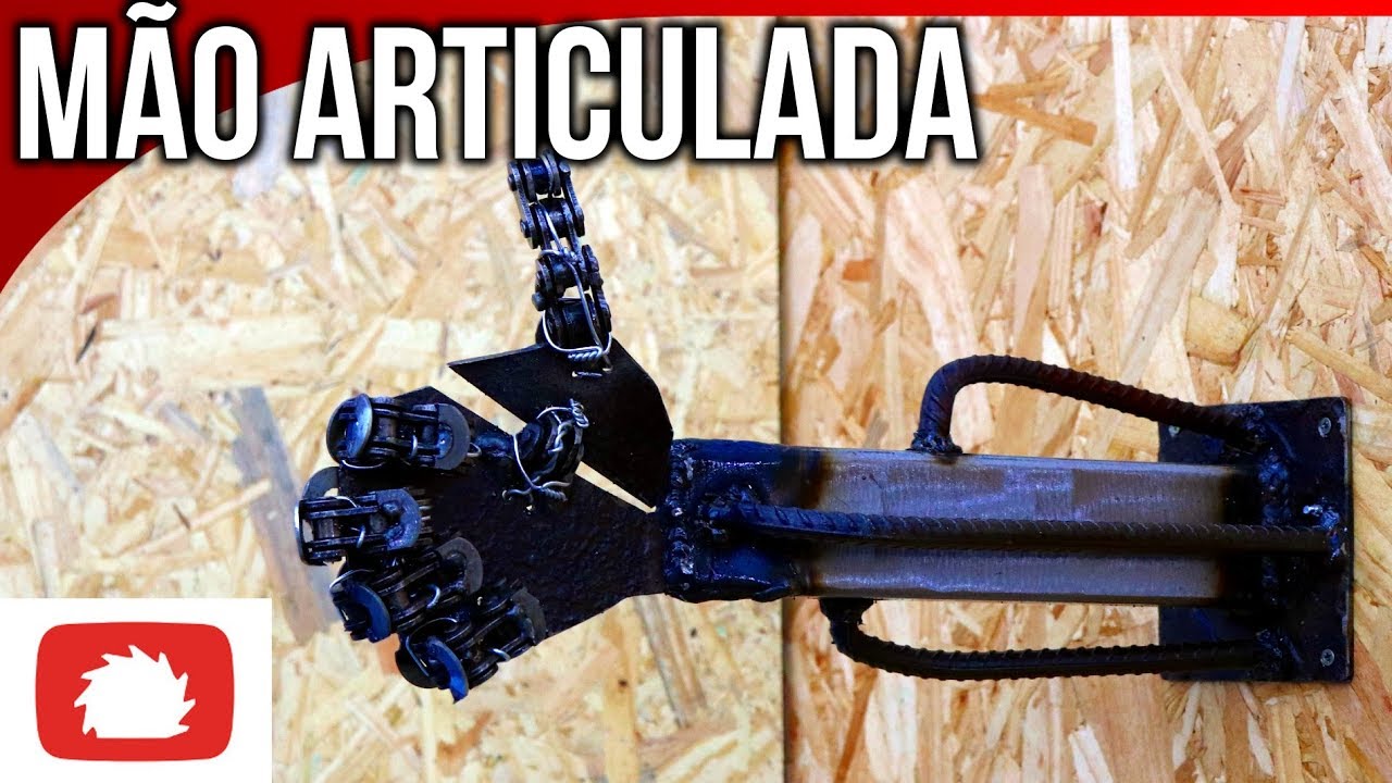 Como fazer mão robótica articulada #DIY | Na Oficina S04E36