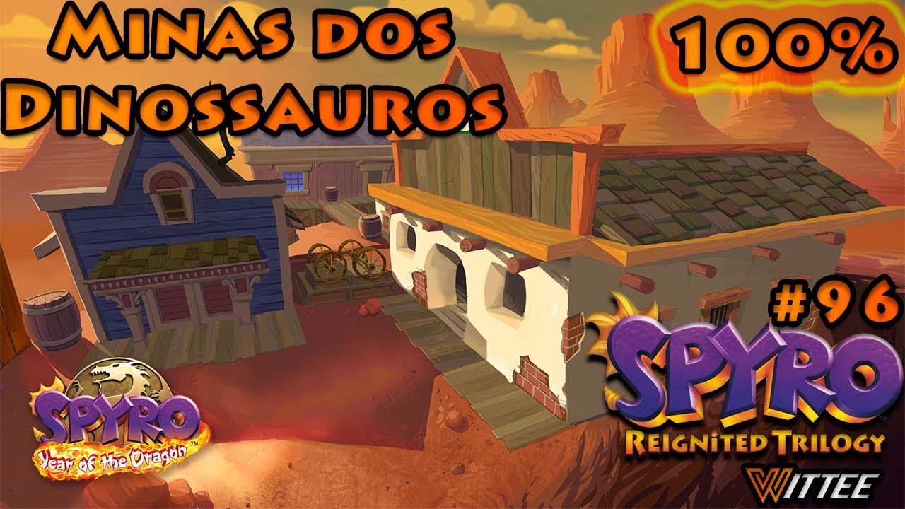 SPYRO: Reignited Trilogy #96 - Minas dos Dinossauros 100% | Spyro YotD