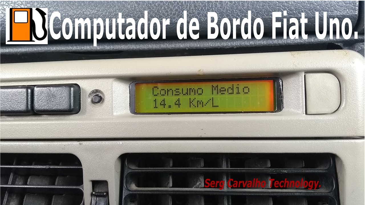 Computador de Bordo Fiat Uno Fire. Rélogio Uno 2005 - 2013!.