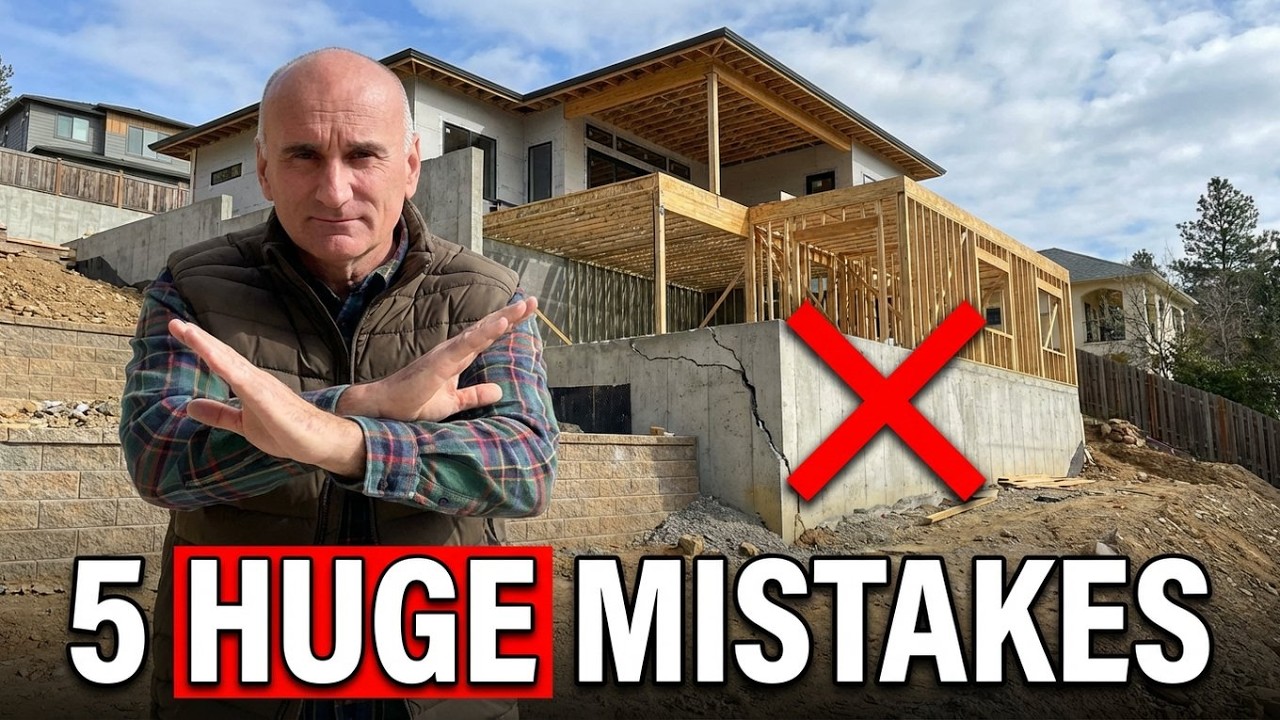 I've Built 17 Slope Houses - 5 Mistakes I'll NEVER Make Again