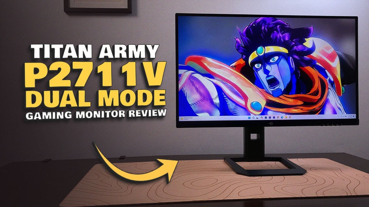 Titan Army P2711V Review - 4K 144Hz + 1080p 288Hz in ONE Gaming Monitor!