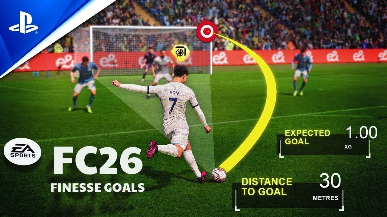 HƯỚNG DẪN CỨA L&Ograve;NG(FINESSE SHOT TỪ XA Ở FC 26