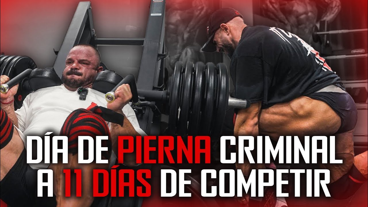 DÍA DE PIERNA CRIMINAL CON ÁNGEL CALDERON A 11 DÍAS DEL CAMPEONATO DE EUROPA