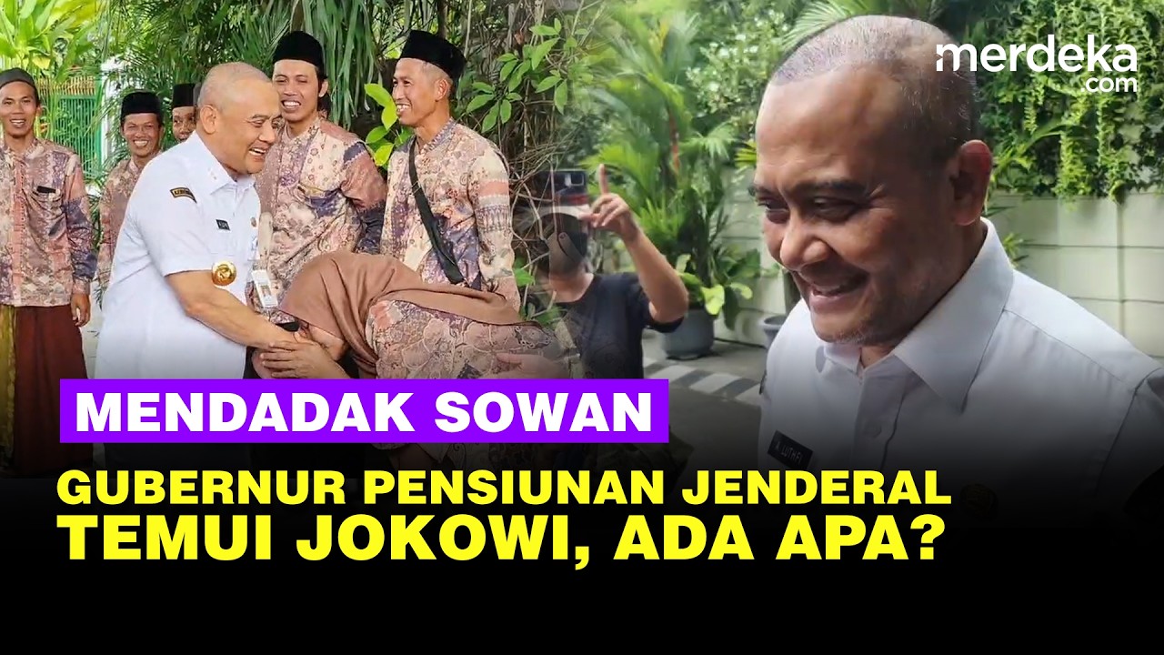 Gubernur Jateng Pensiunan Jenderal Mendadak Sowan ke Jokowi Bicara Serius, Ada Apa?