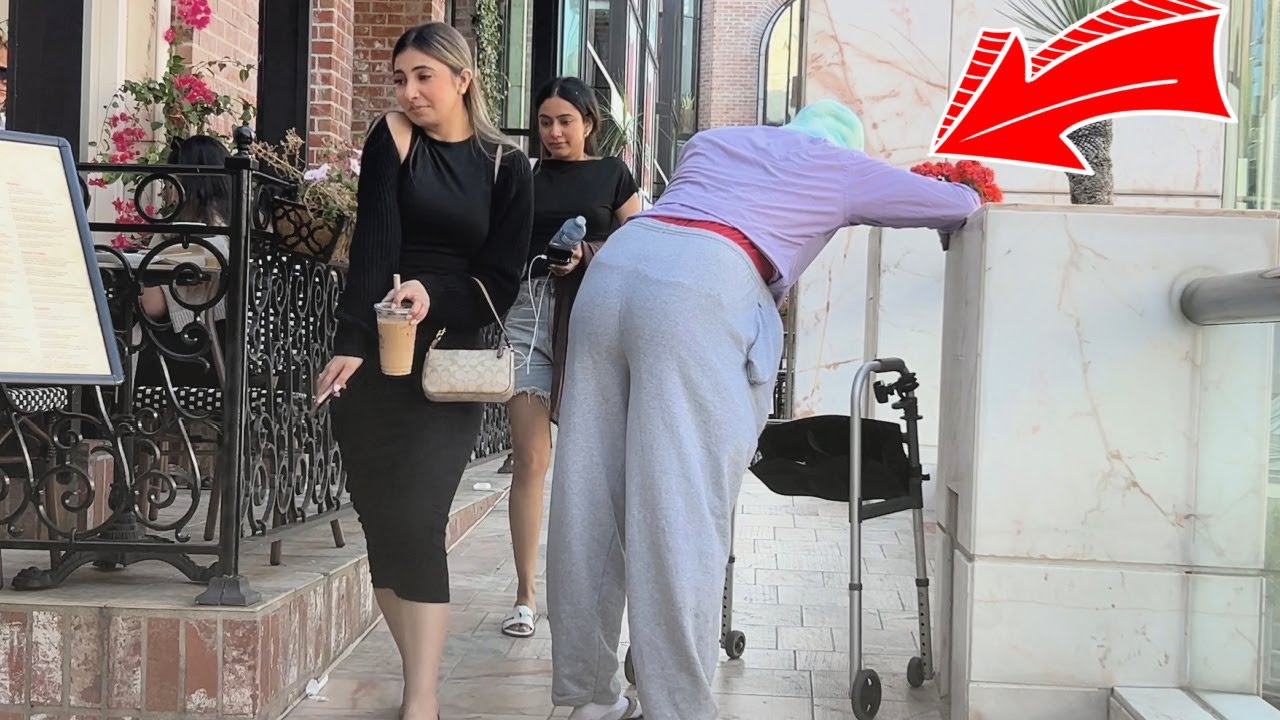 Bad Grandpa Farts On Rich Women Of Beverly Hills!! (Farts Are Cheaper Then Burritos)