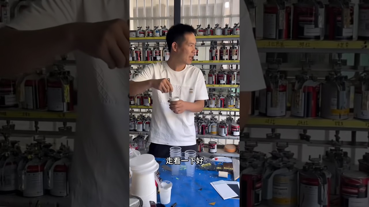 🚗 mixed instantly on the spot #automobile #carbody #carhack #diy #art #carpaint #autodetailing