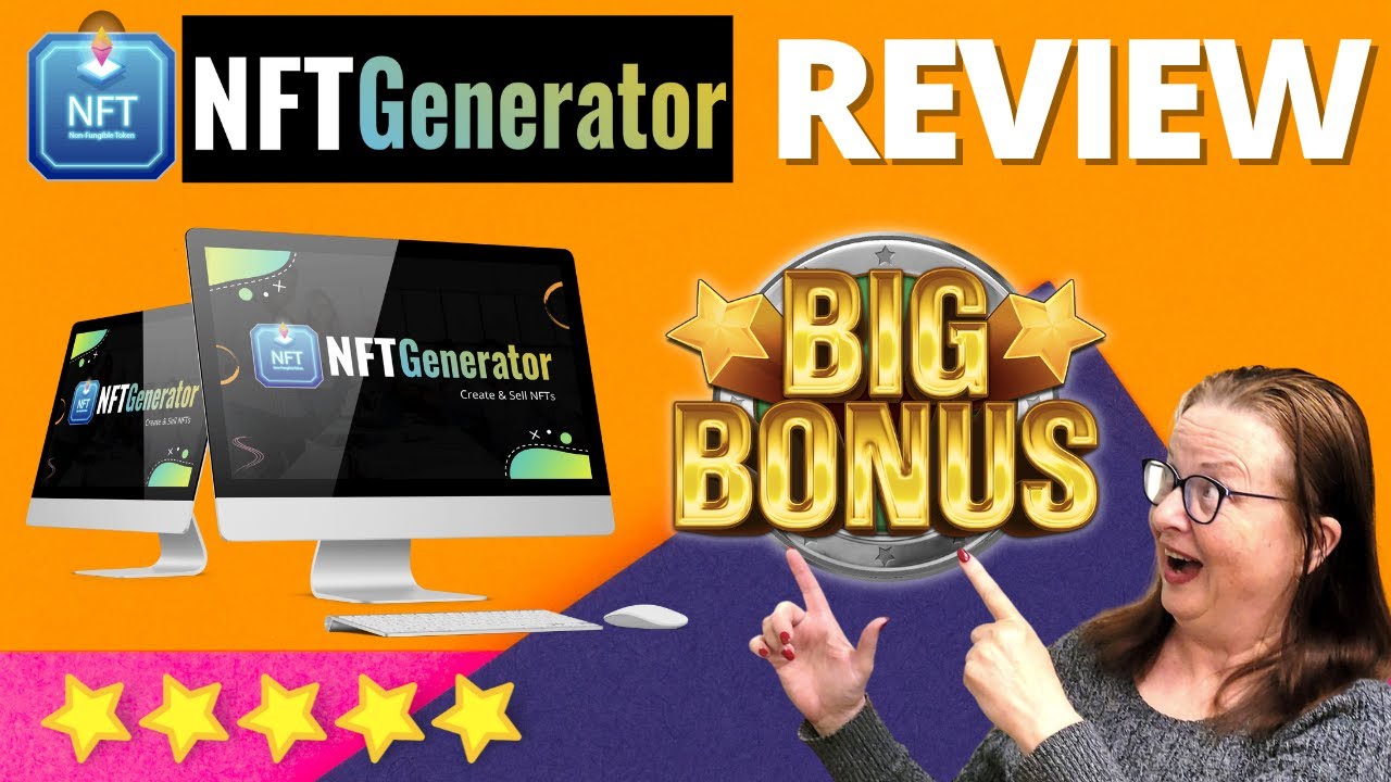 NFT GENERATOR REVIEW 🛑 STOP 🛑 DONT FORGET  NFTGENERATOR  AND MY BEST 🔥 CUSTOM 🔥BONUSES!!