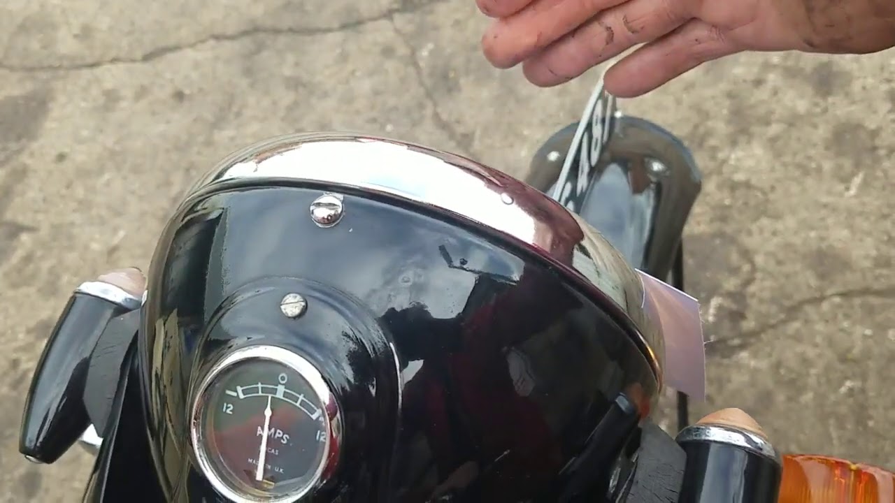 1954 Matchless G80S 500cc at Andy Tiernans 