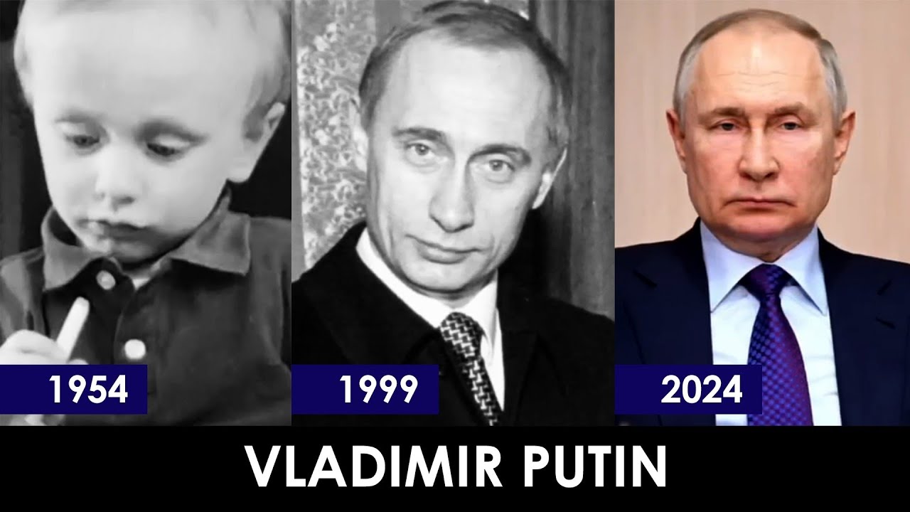 Vladimir Putin transformation from 1 to 73 years old ( 1952-2025 )