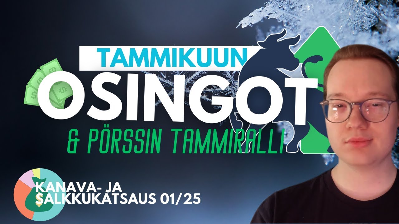 Osinkosalkku teki YLITUOTTOA Tammikuussa! - Salkkukatsaus 01/2025
