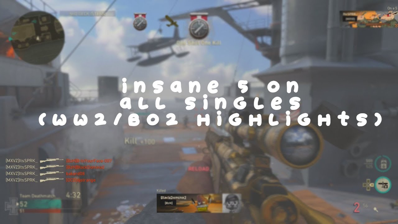 INSANE WW2 5 ON ALL SINGLES! (BO2/WW2 HIGHLIGHTS) @NorthSPRK